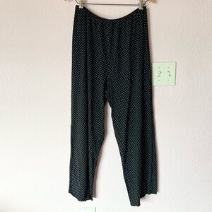 Y2K retro fabric polkadot pull on soft pants